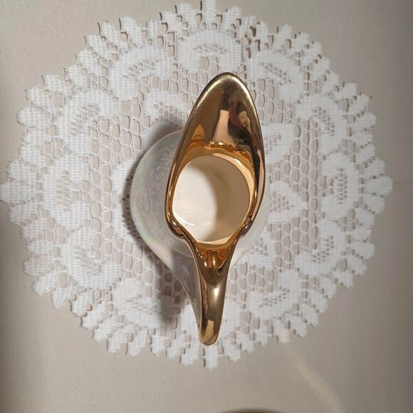 Vintage Fine China Tea Set With 22 K Gold Trim - Includes Teapot Creamer & Sugar - Picture 3 of 12